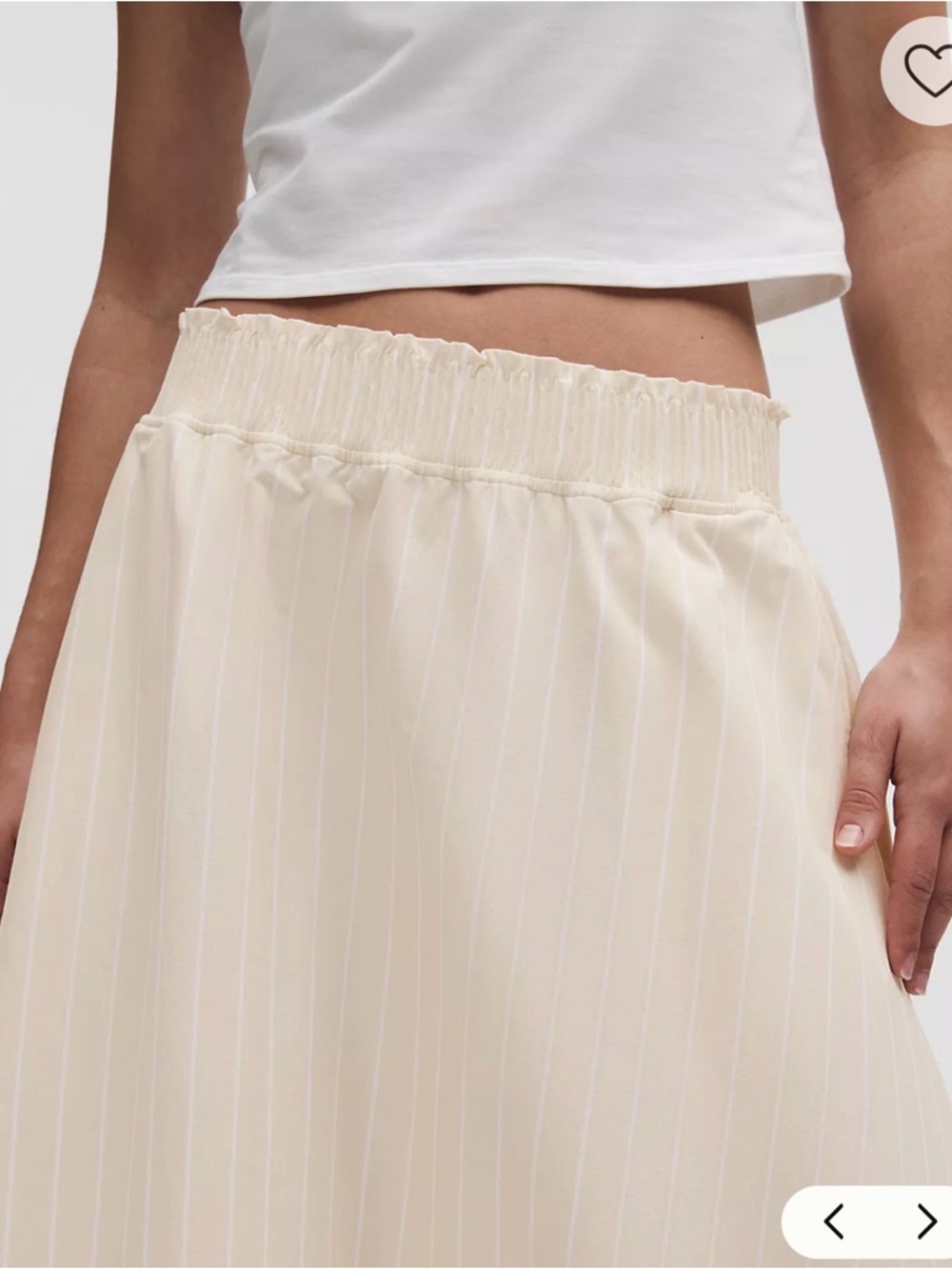 ✨ Lululemon Stretch Woven Ruffle-Waist Midi Skirt | Size M - Picture 4 of 10